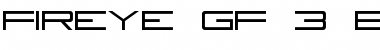 Download Fireye GF 3 Bold Font Title Preview