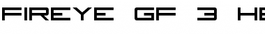 Download Fireye GF 3 Headline Condensed Font Title Preview