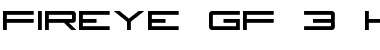 Download Fireye GF 3 Headline Regular Font Title Preview