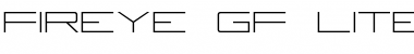 Download Fireye GF Lite Font Title Preview