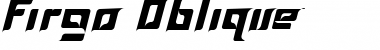 Download Firgo Oblique Font Title Preview