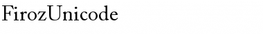 Download Firoz Unicode Regular Font Title Preview