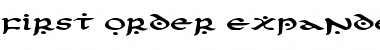Download First Order Expanded Expanded Font Title Preview