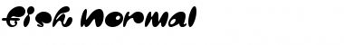 Download fish Normal Font Title Preview