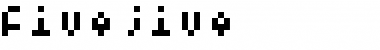 Download Fivejive Regular Font Title Preview