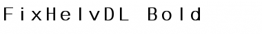 Download FixHelvDL Bold Font Title Preview
