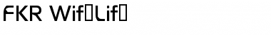 Download FKR WifeLife Regular Font Title Preview