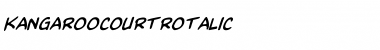 Download Kangaroo Court Rotalic Italic Font