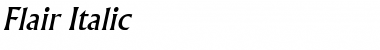 Download Flair Italic Font Title Preview