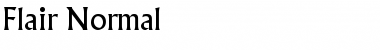 Download Flair Normal Font Title Preview