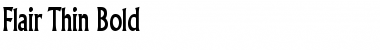 Download Flair Thin Bold Font Title Preview