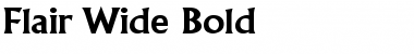 Download Flair Wide Bold Font Title Preview