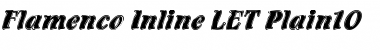 Download Flamenco Inline LET Plain Font Title Preview