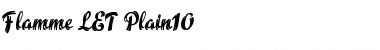 Download Flamme LET Plain Font Title Preview