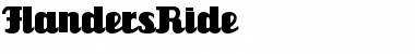 Download FlandersRide Regular Font Title Preview