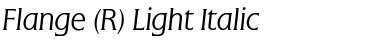 Download Flange BQ Italic Font Title Preview