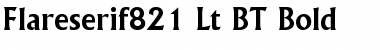 Download Flareserif821 Lt BT Bold Font Title Preview