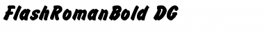 Download FlashRomanBold_DG Regular Font Title Preview
