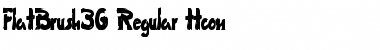 Download FlatBrush36 Regular Font Title Preview