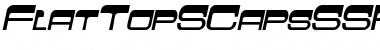 Download FlatTopSCapsSSK BoldItalic Font Title Preview