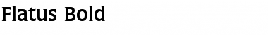 Download Flatus Bold Font Title Preview