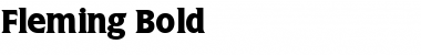 Download Fleming Bold Font Title Preview