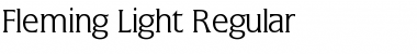 Download Fleming-Light Regular Font Title Preview