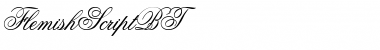 Download FlemishScriptBT Regular Font Title Preview