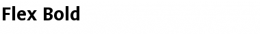 Download Flex Bold Font Title Preview