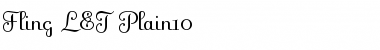Download Fling LET Plain Font Title Preview