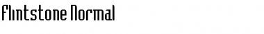 Download Flintstone Normal Font Title Preview