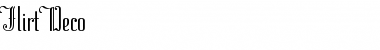 Download Flirt Deco Regular Font Title Preview