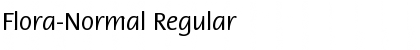 Download Flora-Normal Regular Font Title Preview