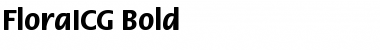 Download FloraICG Bold Font Title Preview