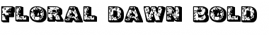 Download Floral Dawn Bold Font Title Preview