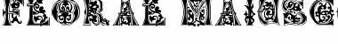 Download Floral Majuscules, 11th c. Regular Font Title Preview