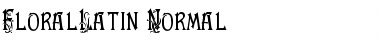 Download FloralLatin Regular Font Title Preview