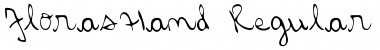 Download FlorasHand Regular Font Title Preview