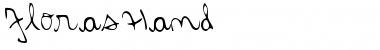Download FlorasHand Regular Font Title Preview