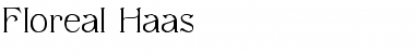Download Floreal Haas Normal Font Title Preview