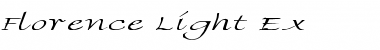 Download Florence-Light Ex Regular Font Title Preview