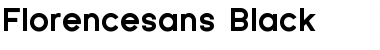 Download Florencesans Black Regular Font Title Preview