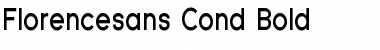Download Florencesans Cond Bold Font Title Preview