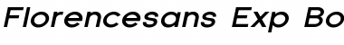 Download Florencesans Exp Bold Italic Font Title Preview