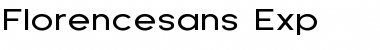 Download Florencesans Exp Regular Font Title Preview