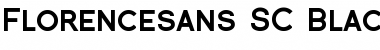 Download Florencesans SC Black Regular Font Title Preview