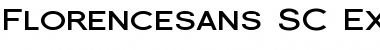 Download Florencesans SC Exp Bold Font Title Preview