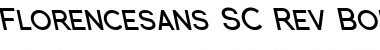 Download Florencesans SC Rev Bold Italic Font Title Preview