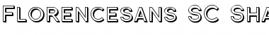 Download Florencesans SC Shaded Regular Font Title Preview