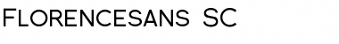 Download Florencesans SC Regular Font Title Preview